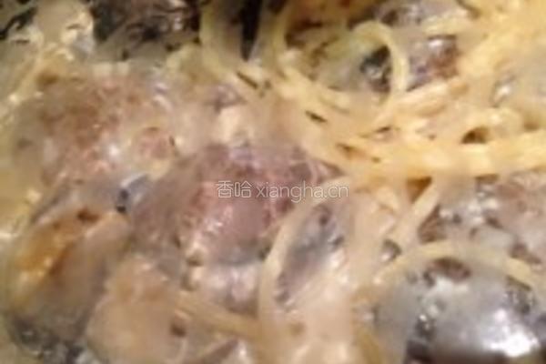 白酱海鲜意大利面的做法图解19