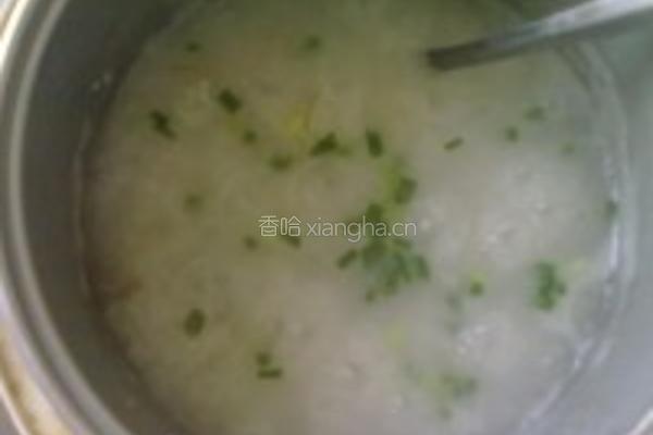 姜丝蛤蜊粥的做法图解4