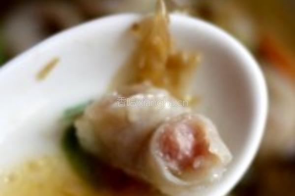 鱼饺羹汤佐香菜的做法图解10