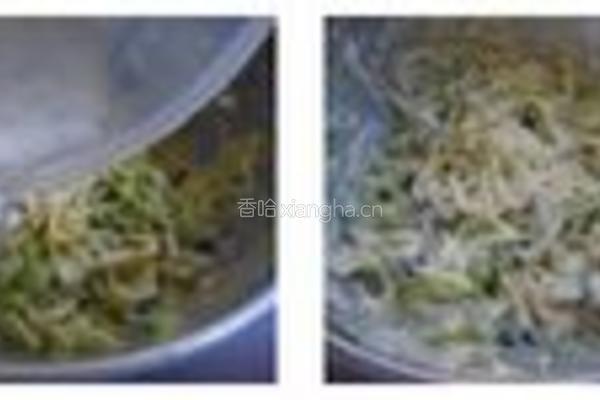 银鱼香菇煎蛋饼的做法图解3