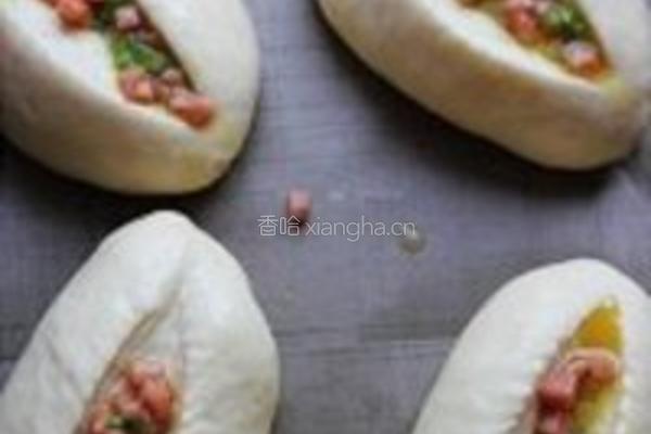 芥末火腿香菜面包的做法图解7