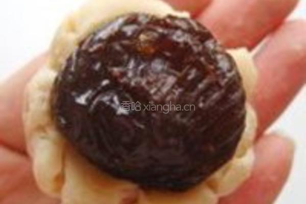 绿茶蜜枣芒果冰皮月饼的做法图解3