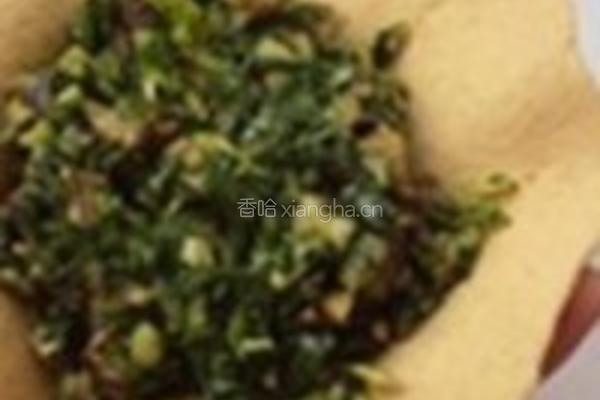 小米面油菜香菇包的做法图解5