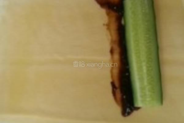 干豆腐皮卷大葱的做法图解4