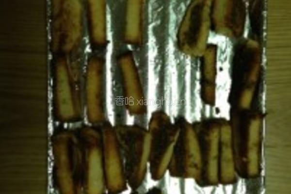 椒盐孜然面包干的做法图解6