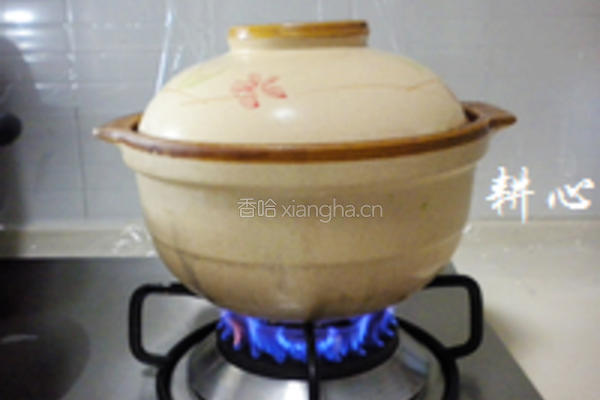 发菜香菇肉丸粥的做法图解4