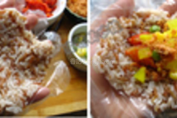 红糙米饭团的做法图解2
