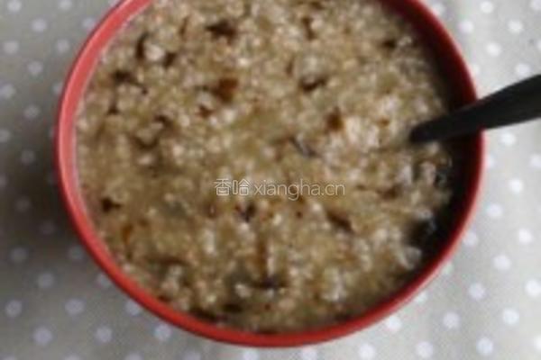 香菇燕麦咸粥的做法图解4
