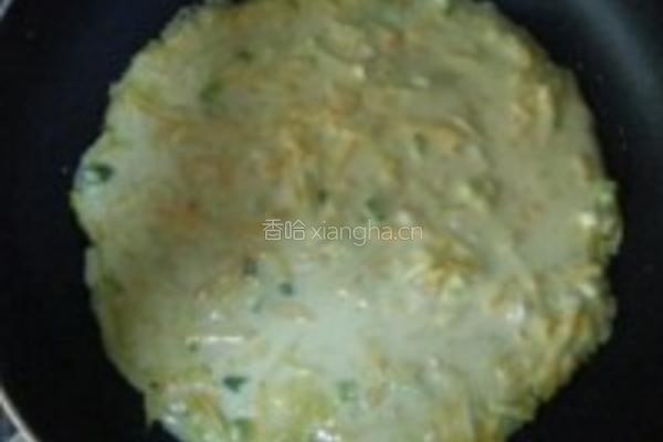 有机黄节瓜鸡蛋饼的做法图解5