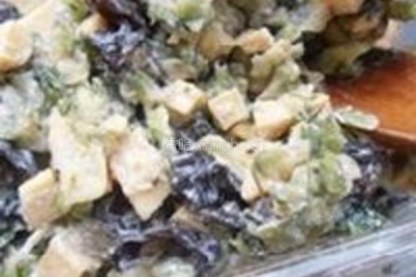 健康菜月饼的做法图解3