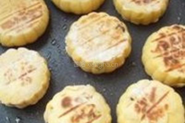 健康菜月饼的做法图解9