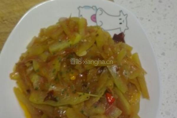 酸辣西瓜皮丝