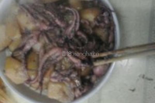 八爪鱼炖土豆的做法图解5