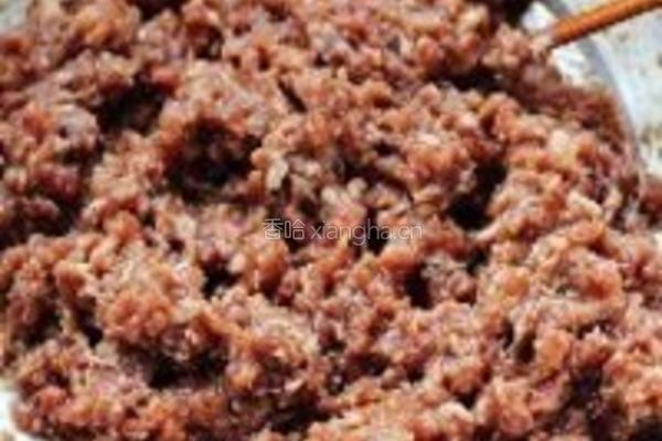 芸豆酱肉饺子的做法图解3