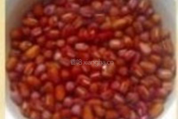 椰香木瓜红豆沙冰的做法图解1