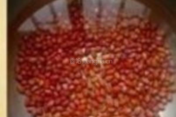 椰香木瓜红豆沙冰的做法图解3