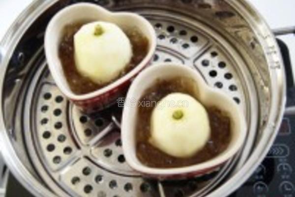 桃胶炖原梨的做法图解5