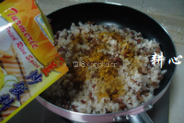 黄姜炒饭的做法图解7