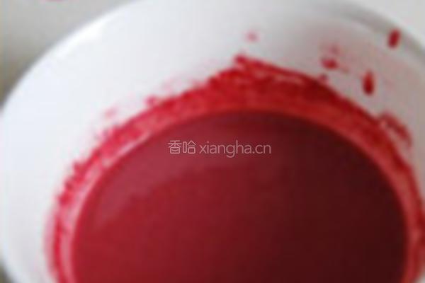 糖桂花甜菜根戚风蛋糕的做法图解2