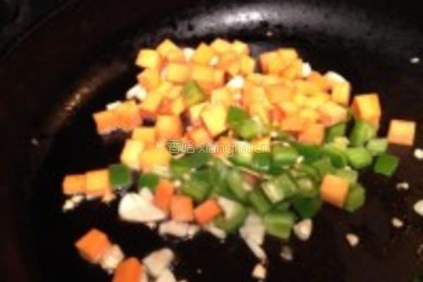 虾仁桂花炒饭的做法图解13