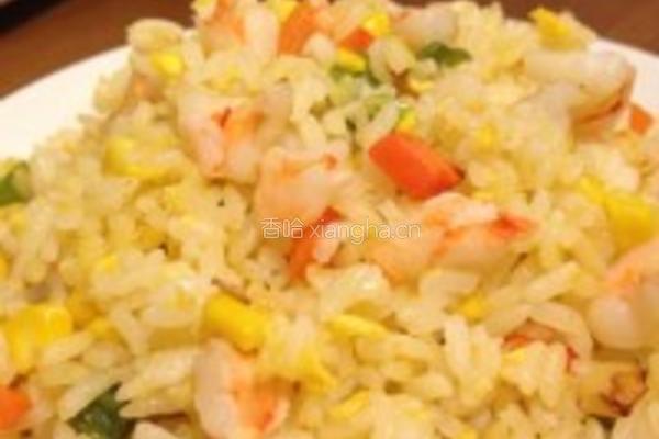 虾仁桂花炒饭的做法图解22
