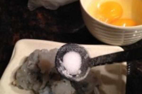 虾仁桂花炒饭的做法图解6