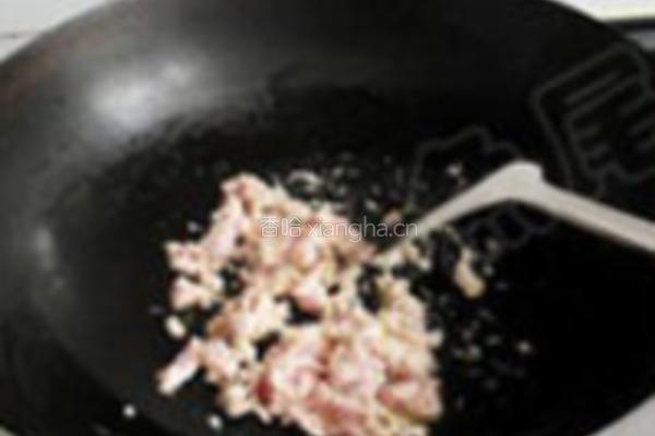 紫苏肉碎炒饭的做法图解5