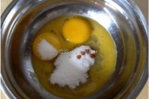电饭煲版奶茶可可大理石蛋糕的做法图解2