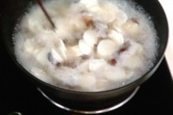 桂圆红豆煮年糕的做法图解4