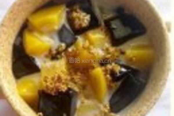 蜜桂花黄桃龟苓膏的做法图解14