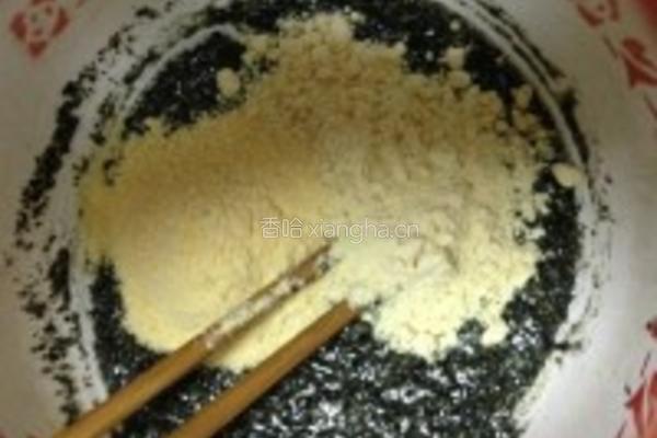 黑芝麻杂粮饼干的做法图解5