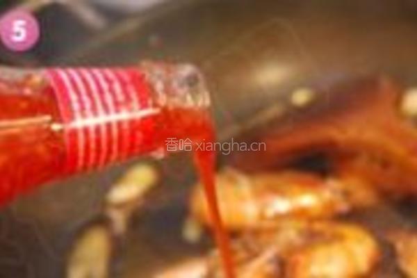 泰式橄榄油甜辣吮指虾的做法图解5