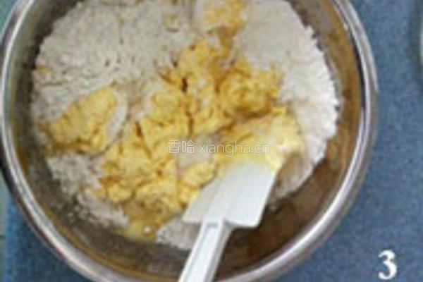 桃仁麦芬蛋糕的做法图解3