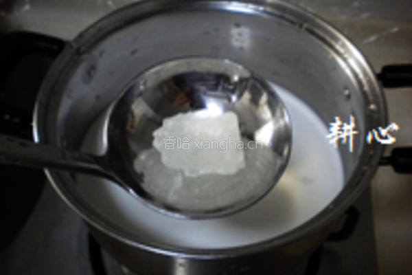 雪蛤芒果糖水的做法图解4