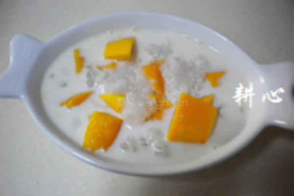 雪蛤芒果糖水的做法图解8