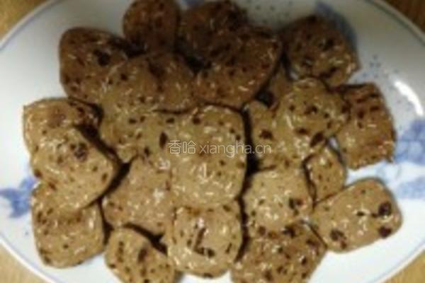 给妈妈做的一一一蜜枣燕麦饼干的做法图解8
