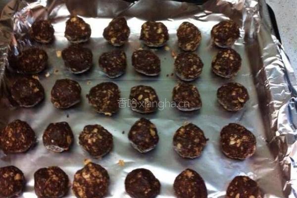 麦片巧克力球