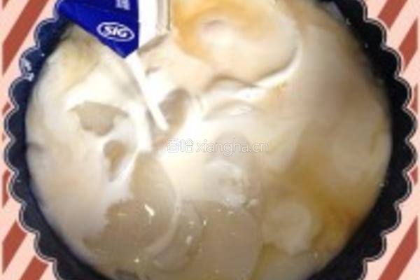 酒酿牛奶年糕水扑蛋的做法图解7