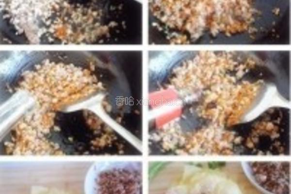 豆腐皮鲜虾包的做法图解2