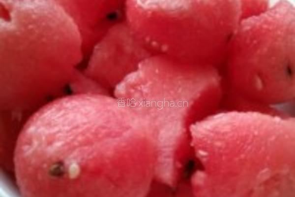 西瓜芸豆西米露的做法图解2