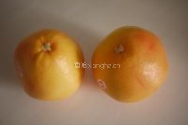 蜂蜜西柚汁的做法图解1