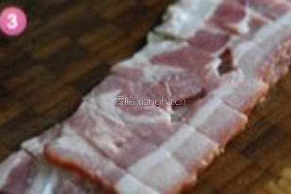橄榄油培根炒双菇的做法图解3