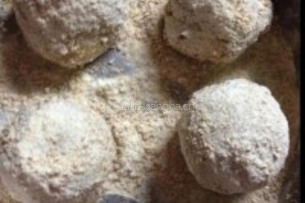 麦片紫薯草莓大福的做法图解5
