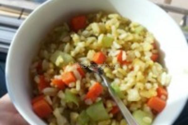母亲节之黄金蛋炒饭的做法图解7