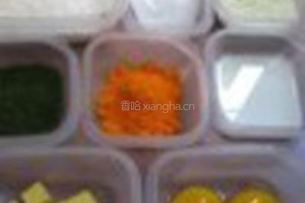 黄金芝士海苔椰丝球的做法图解1
