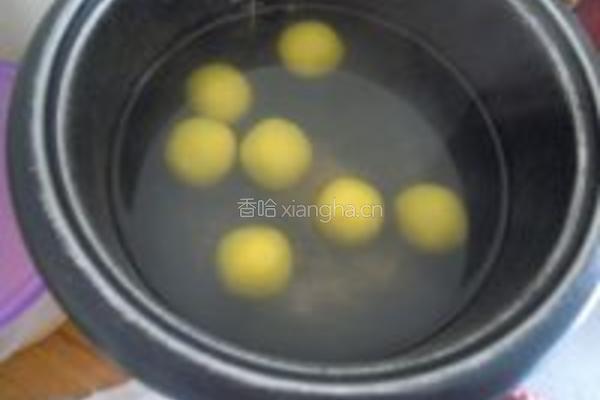 南瓜红豆汤圆的做法图解11