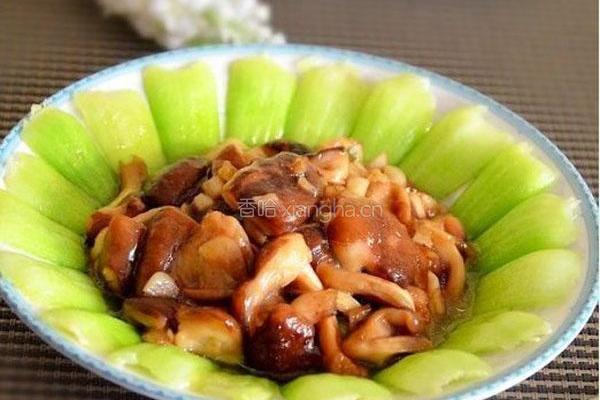 香菇炒油菜