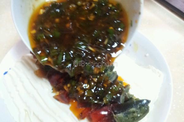 烤椒皮蛋豆腐的做法图解3