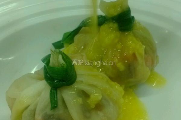 金汤海鲜包的做法图解4