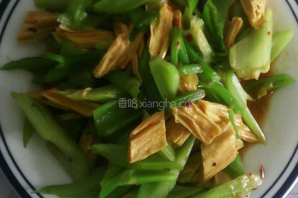 腐竹炒芹菜